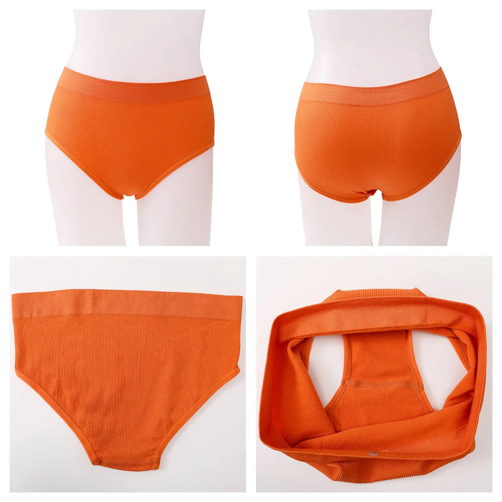 CowLost | product_id-2pcs-womens-high-waist-seamless-tummy-control-briefs-set |3