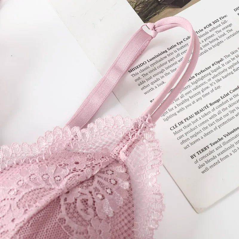CowLost | product_id-women-lace-push-up-bra-and-brazilian-panties-lingerie-set |11