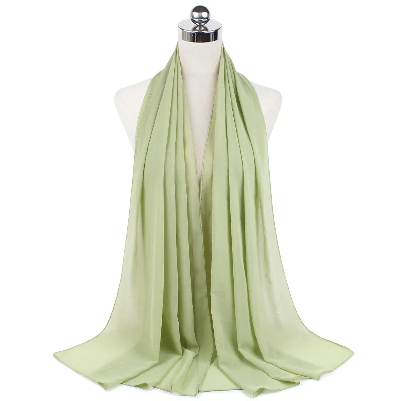 CowLost | muslim-chiffon-hijab-scarf-women-long-solid-color |49
