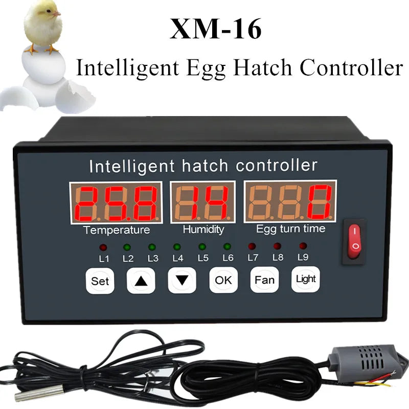 XM-18 Mini Digital Automatic Egg Incubator Control System Poultry Egg Hatcher Thermostat