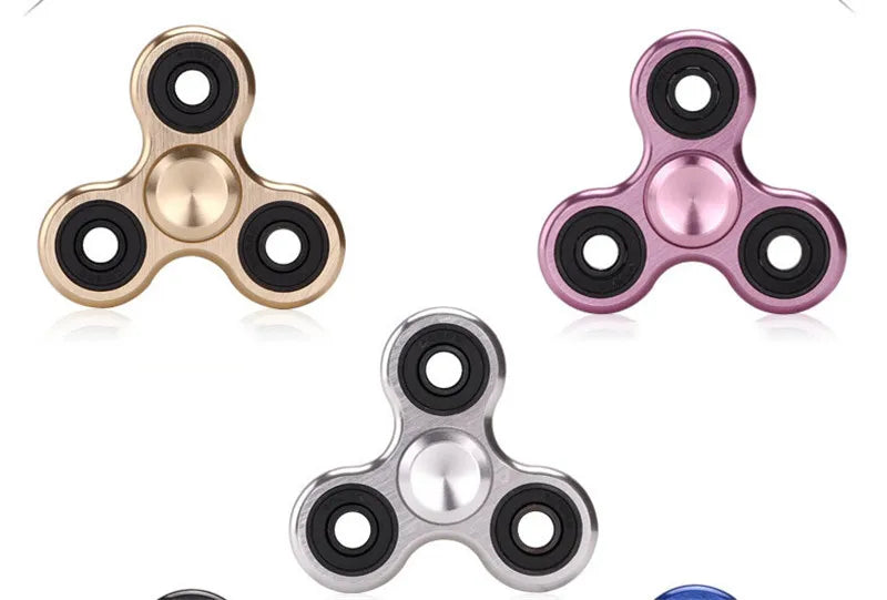 CowLost | aluminum-alloy-plating-fidget-spinner-metal-alloy-r188-mute-bearing-drawing-process-hand-spinner-stress-relief-adult-kids-toys |13