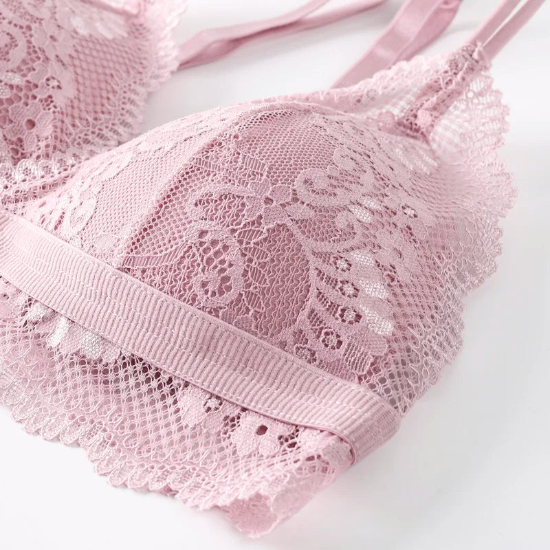 CowLost | product_id-women-lace-push-up-bra-and-brazilian-panties-lingerie-set |10