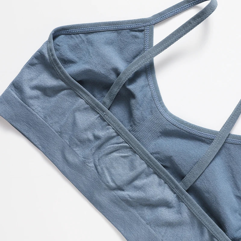 CowLost | womens-wireless-bra-sports-tube-top-ribbed-ruched-camisole-bralette-with-without-pads-underwear-sexy-lingerie-m-l-intimates |11