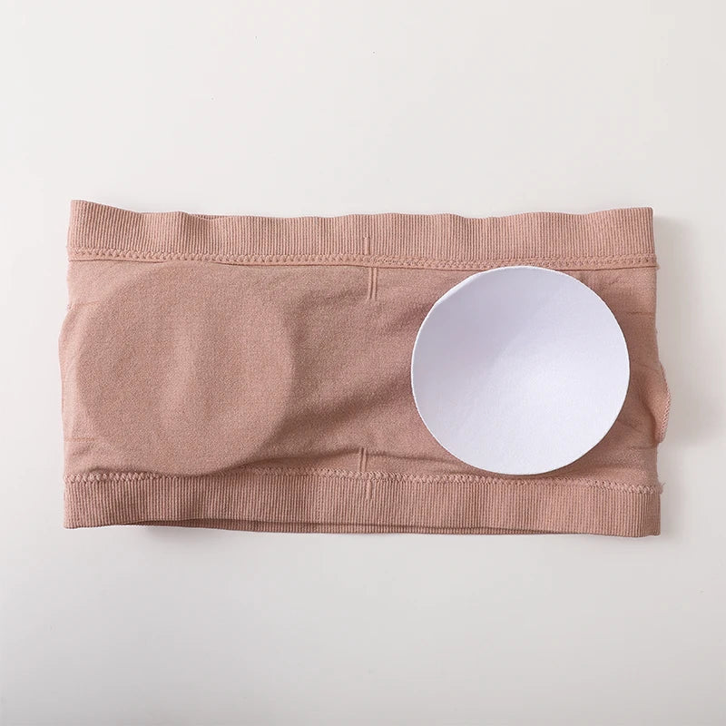 CowLost | product_id-seamless-strapless-push-up-bandeau-tube-top-for-women-solid-color |9
