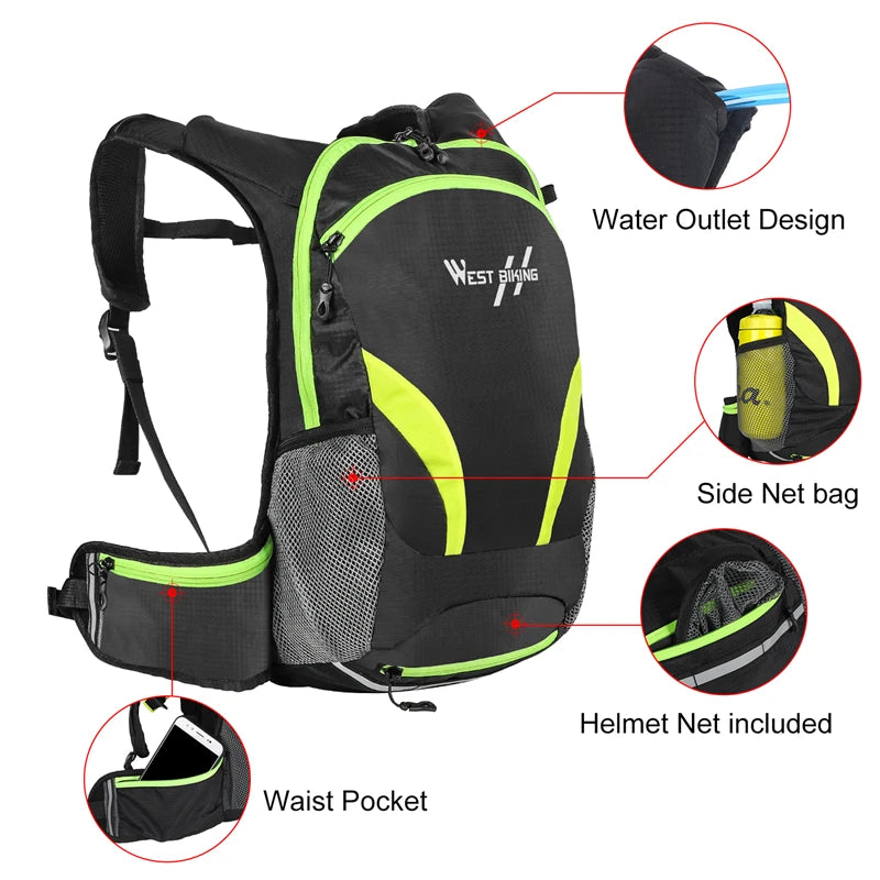 CowLost | uncategorized-west-biking-15l-ultralight-breathable-cycling-backpack-with-drink-bag |2