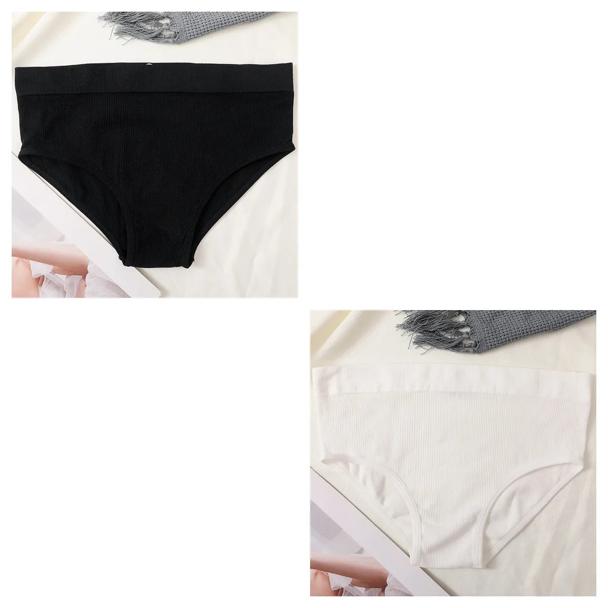 CowLost | product_id-2pcs-womens-high-waist-seamless-tummy-control-briefs-set |14