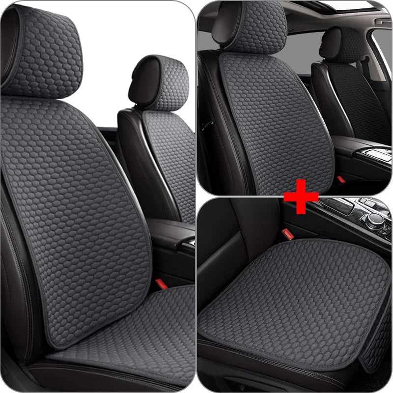 CowLost | car-seat-covers-full-set-flax-linen-car-cushion-protector-front-rear |21