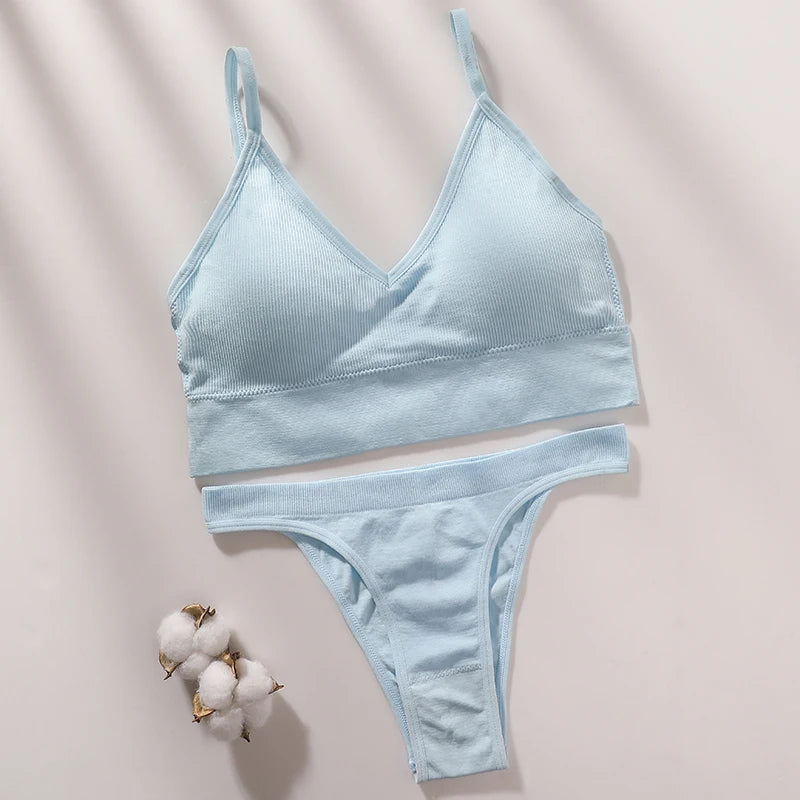 CowLost | product_id-seamless-women-s-sports-bra-high-rise-g-string-panties-set |33