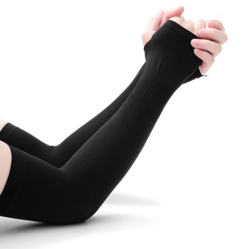 CowLost | activewear-pants-fashion-women-elbow-length-fingerless-gloves |1