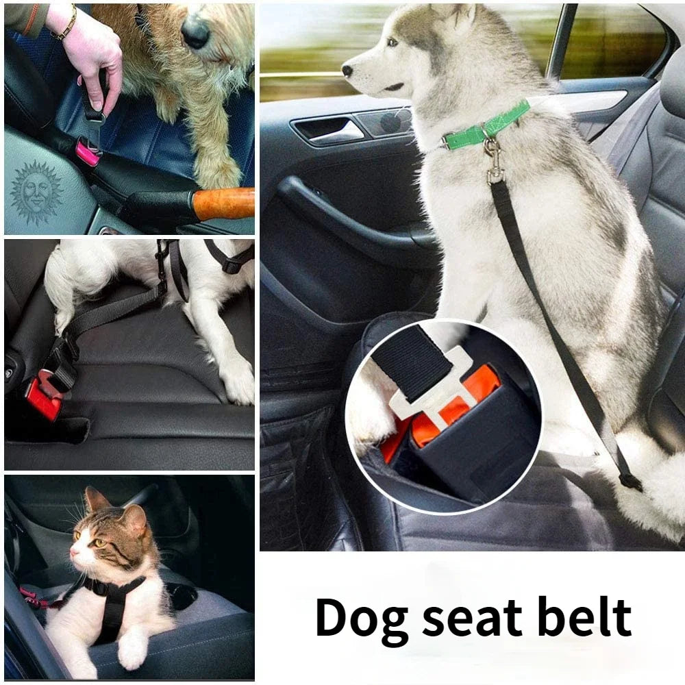CowLost | vehicle-parts-accessories-adjustable-dog-car-seat-belt-harness-clip |9