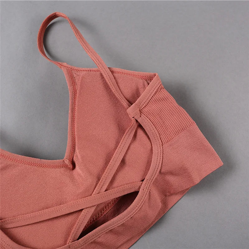 CowLost | women-tube-top-seamless-bra-crop-top-solid-color-sports-sexy-lingerie-active-bra-tops-underwear-with-removable-pads |16
