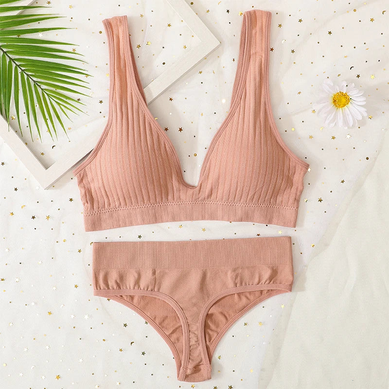 CowLost | product_id-seamless-women-s-push-up-bra-high-waist-thong-lingerie-set |24