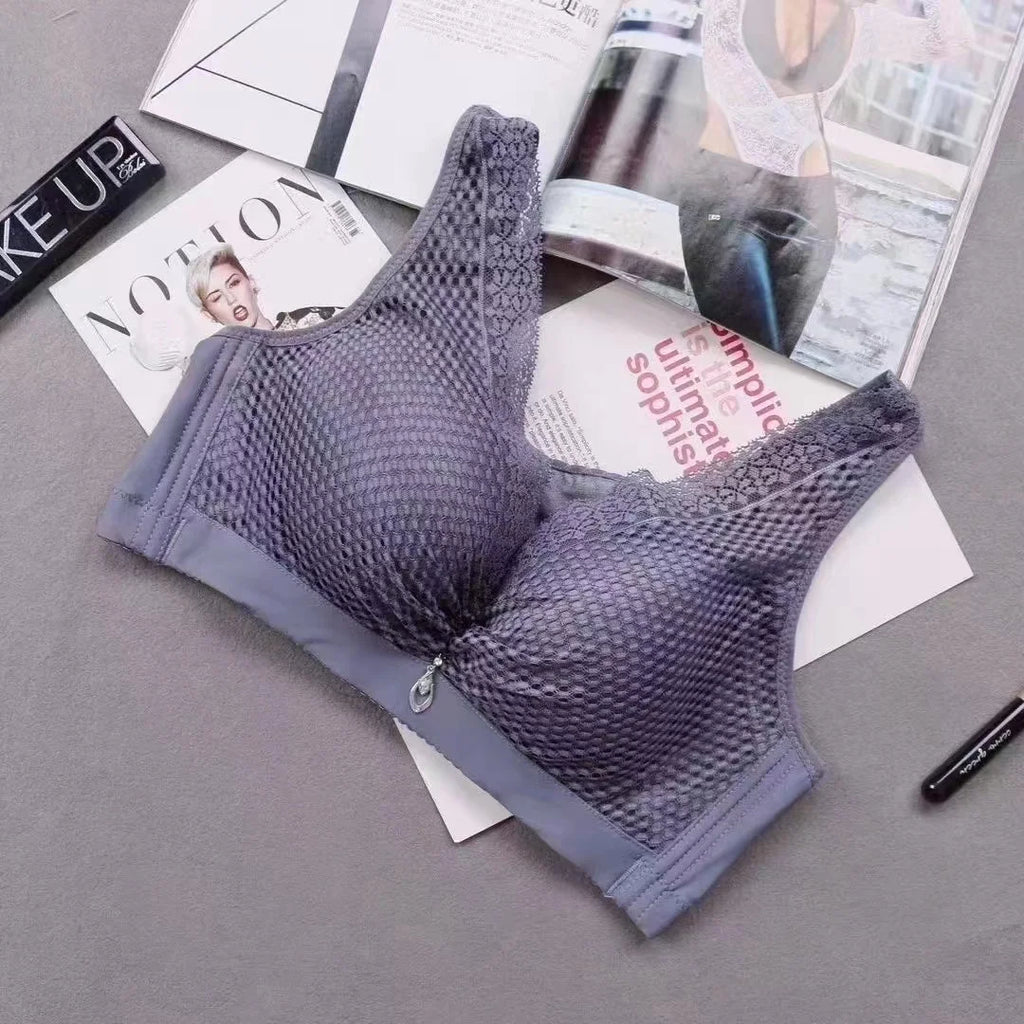 CowLost | product_id-sexy-lace-seamless-wire-free-push-up-bra-with-gather-support-anti-sagging-thin-molded-cups-large-size |26