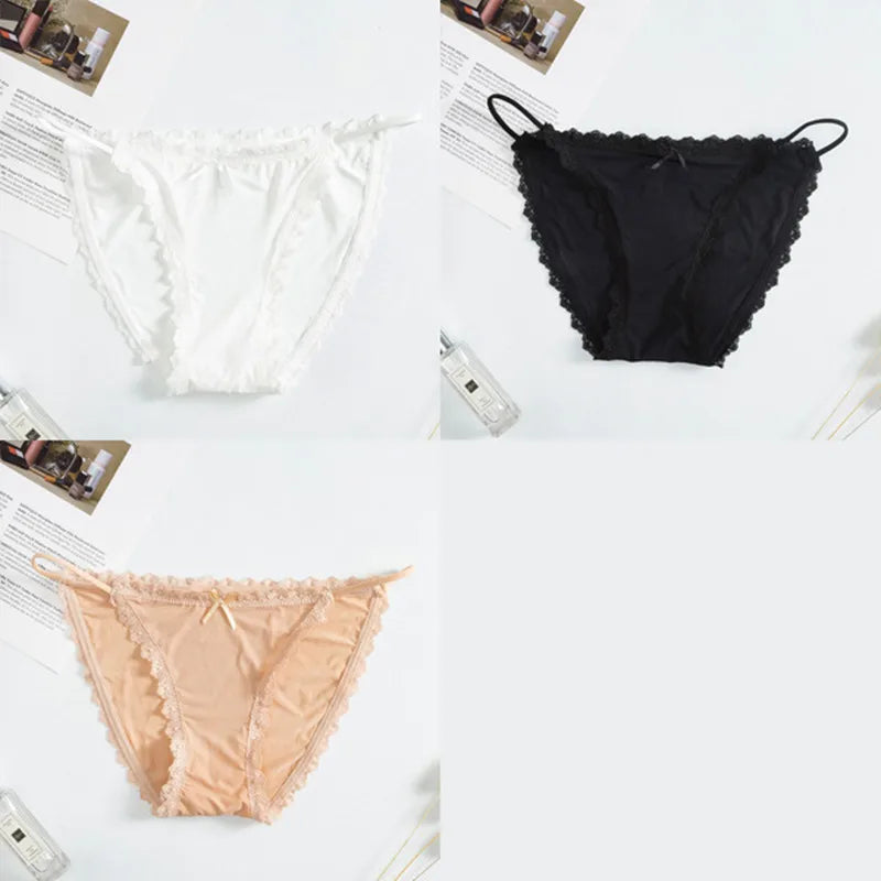 CowLost | product_id-3pcs-brazilian-ultra-thin-ice-silk-seamless-low-rise-briefs-m-xl |16