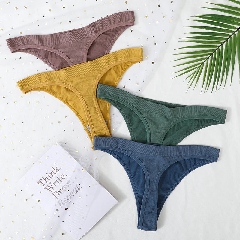 CowLost | product_id-3pcs-high-waist-seamless-brazilian-g-string-thongs-women-m-xl-t-back |8