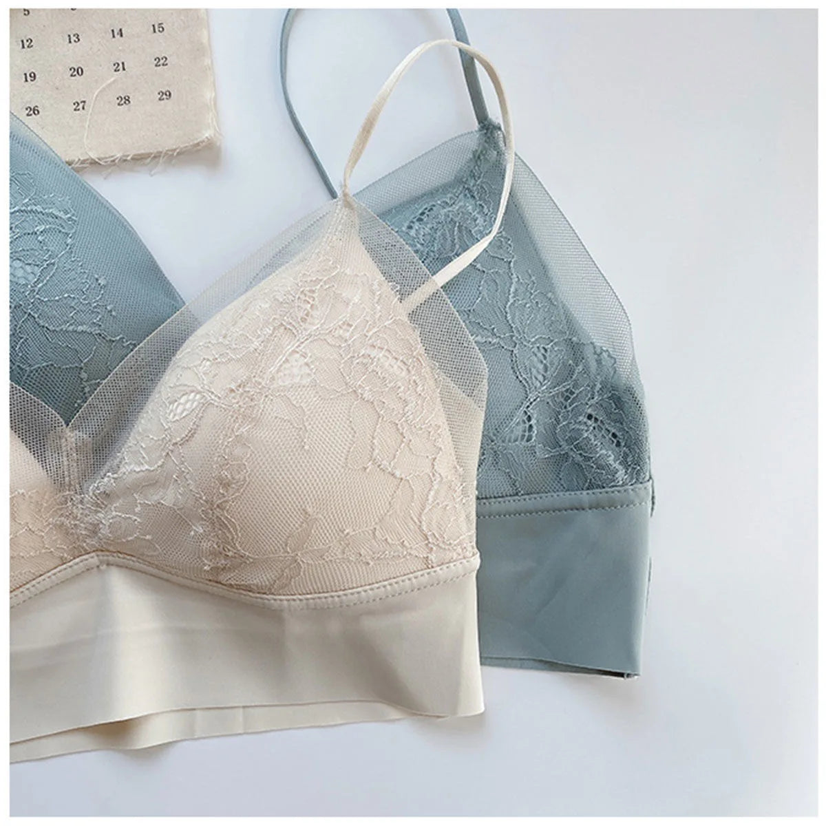 CowLost | french-sexy-lace-seamless-womens-underwear-push-up-close-fitting-and-comfortable-womens-bra-big-breasts-show-small-sports-vest |10