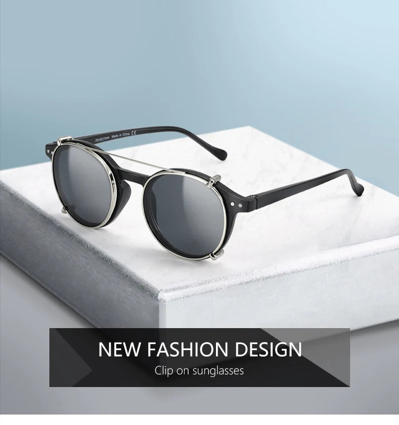 CowLost | zenottic-steampunk-style-clip-on-sunglasses-for-men-women-anti-blue-light-glasses |10