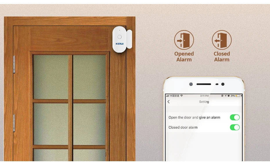 CowLost | fencing-barriers-kerui-tuya-smart-home-wifi-door-sensor-alarm |11