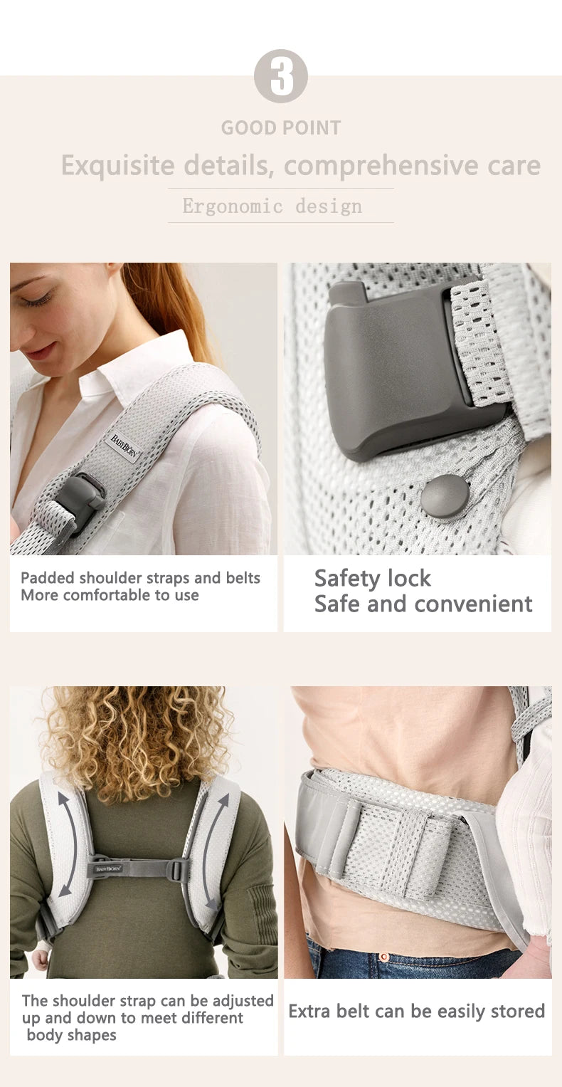 CowLost | ergonomic-multifunction-breathable-infant-toddler-baby-sling |5