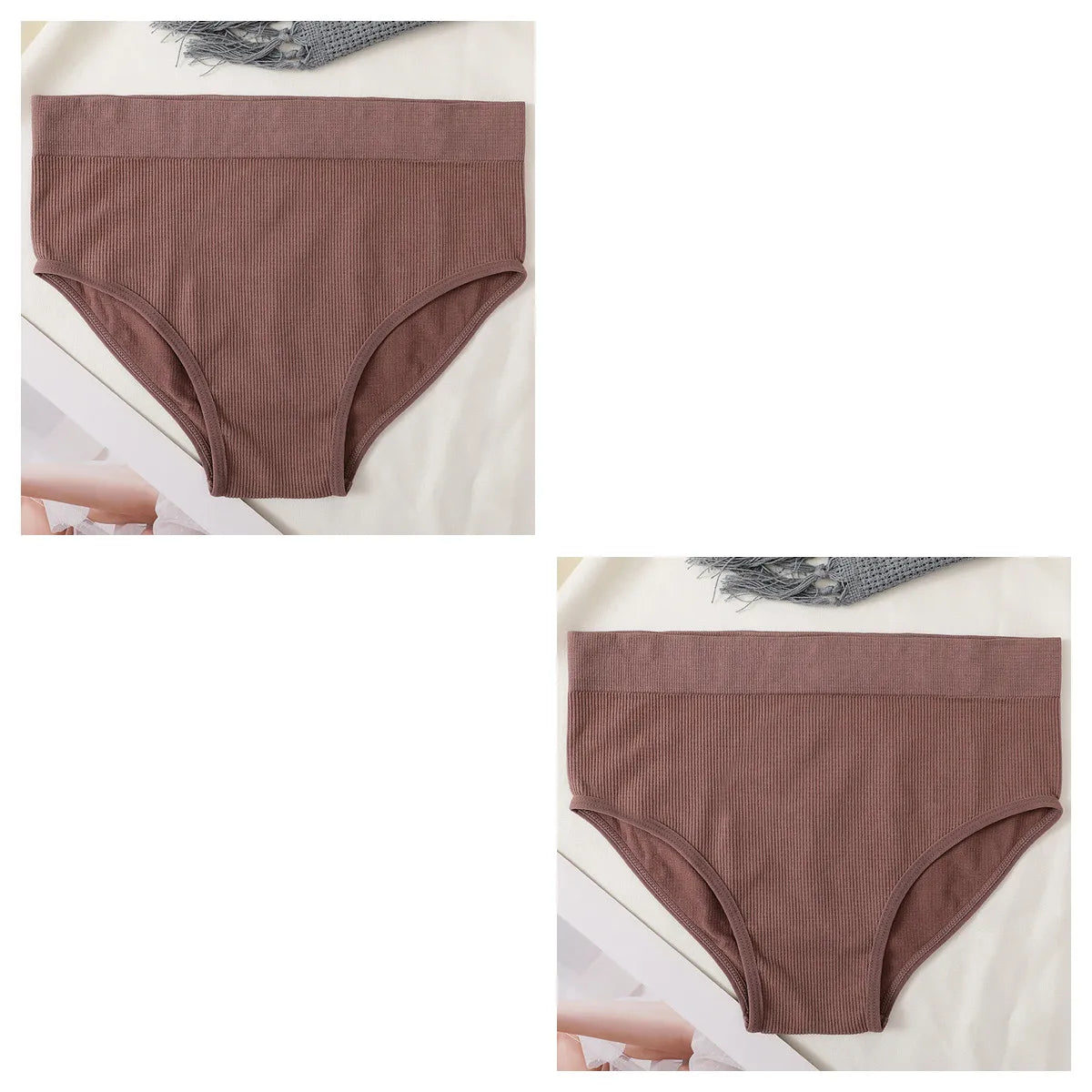 CowLost | product_id-2pcs-womens-high-waist-seamless-tummy-control-briefs-set |26