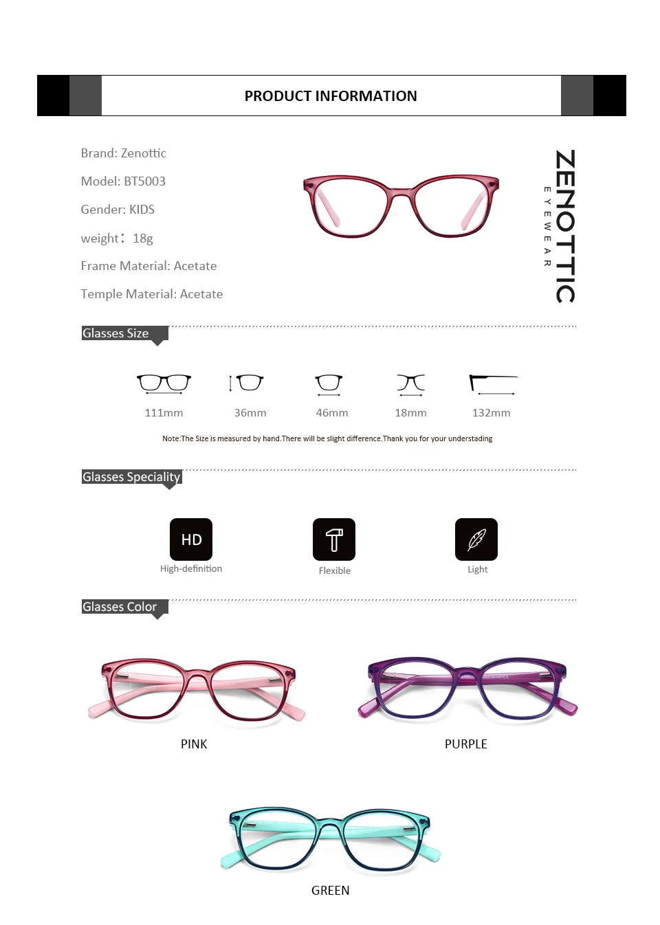 CowLost | zenottic-acetate-children-glasses-frames |7
