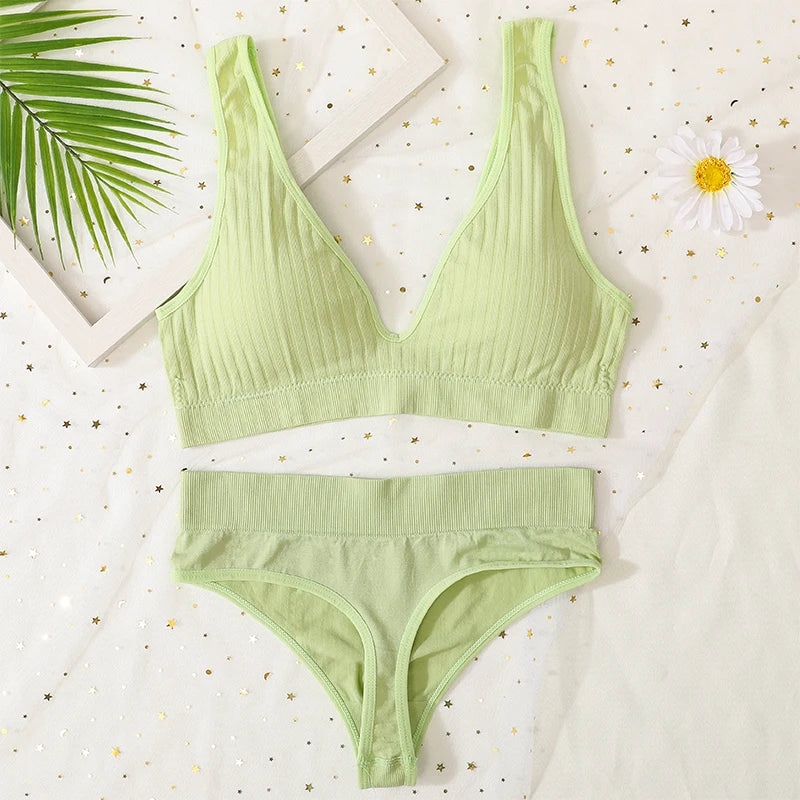 CowLost | product_id-seamless-women-s-push-up-bra-high-waist-thong-lingerie-set |20