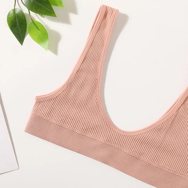 CowLost | product_id-women-seamless-u-neck-push-up-bra-low-waist-brazilian-thong-set |13