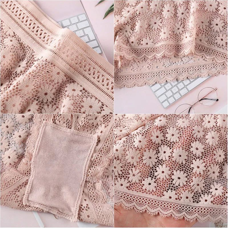 CowLost | product_id-wireless-lace-push-up-bra-brief-set-for-women-backless-solid-color-lingerie |6