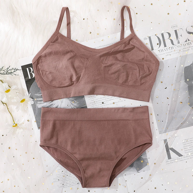 CowLost | product_id-women-seamless-wireless-bra-high-waist-panties-soft-lingerie-set |23