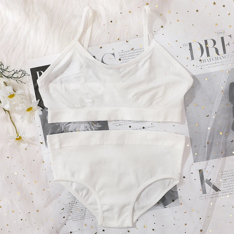 CowLost | product_id-women-seamless-wireless-bra-high-waist-panties-soft-lingerie-set |30