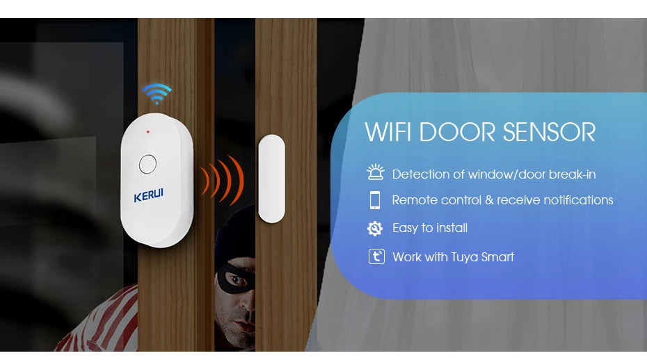 CowLost | fencing-barriers-kerui-tuya-smart-home-wifi-door-sensor-alarm |8