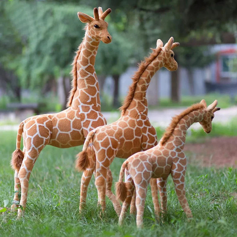 CowLost | fencing-barriers-large-realistic-plush-giraffe-toy |2