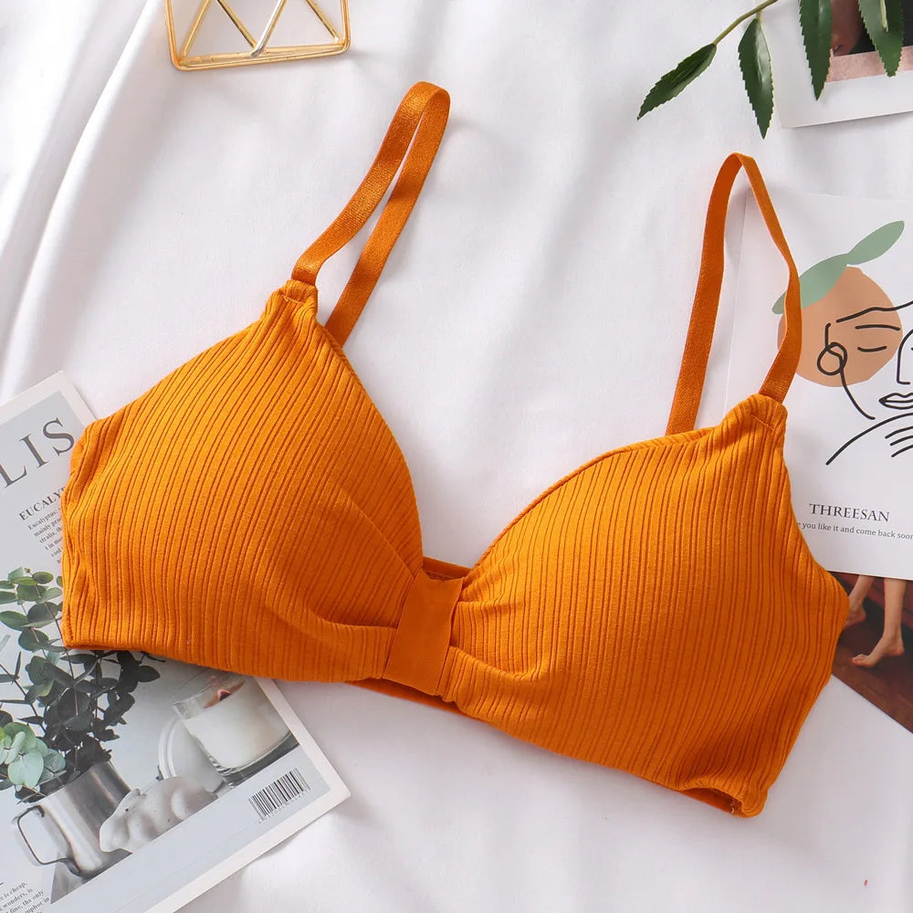 CowLost | product_id-women-s-seamless-wire-free-push-up-bra-with-adjustable-straps-solid-color |6