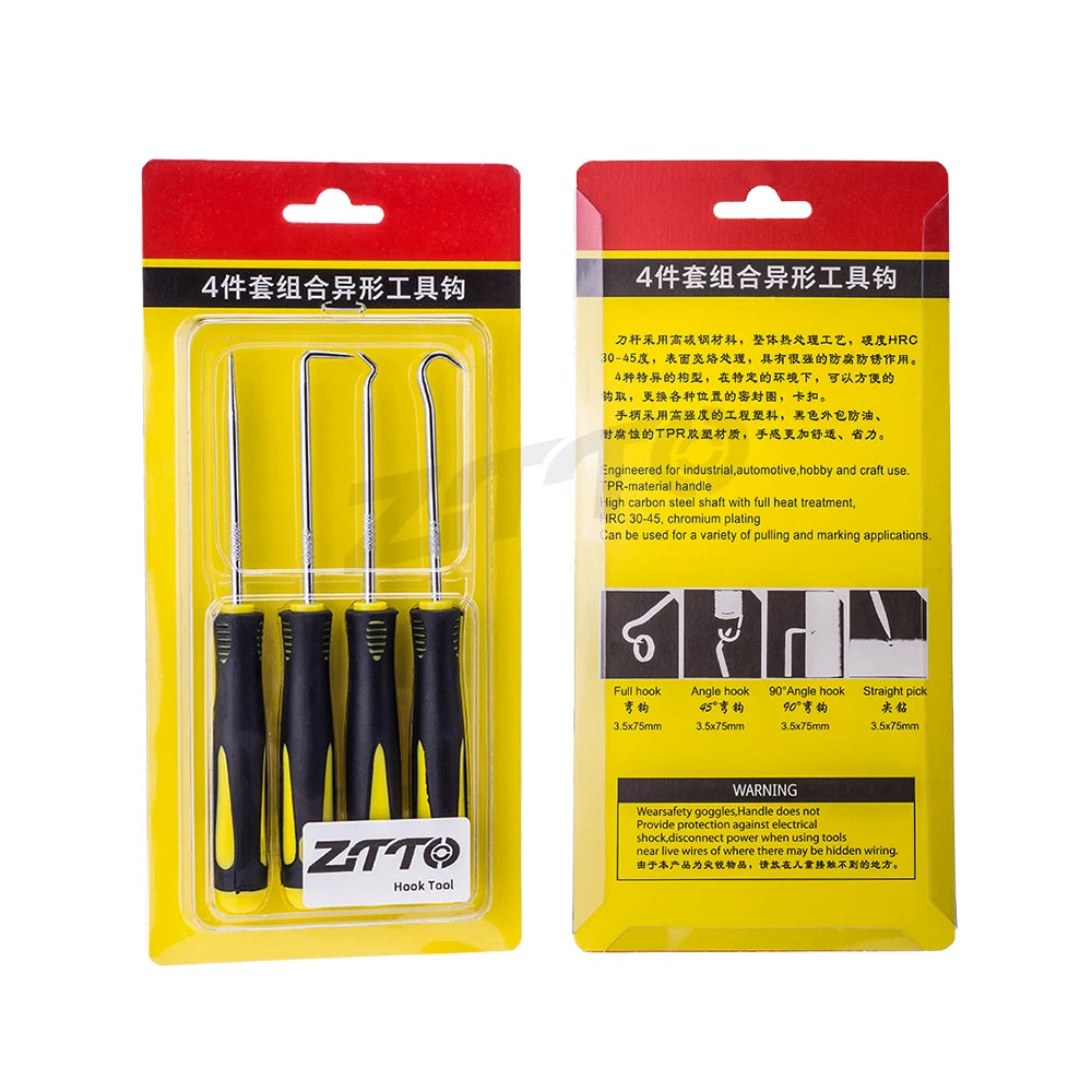 CowLost | ztto-mtb-bike-piston-o-ring-remove-hook-for-suspension-fork-rear-shock-maintenance-oil-seal-bicycle-service-tool-90degree |3