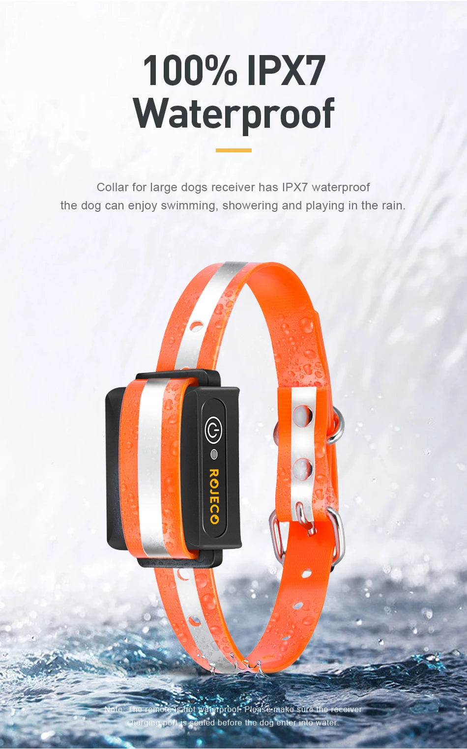 CowLost | dog-diapers-rojeco-1000m-waterproof-electric-dog-training-collar-with-remote-control |17
