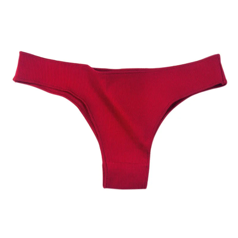 CowLost | product_id-4-pack-womens-cotton-breathable-low-waist-solid-briefs-m-xl |12