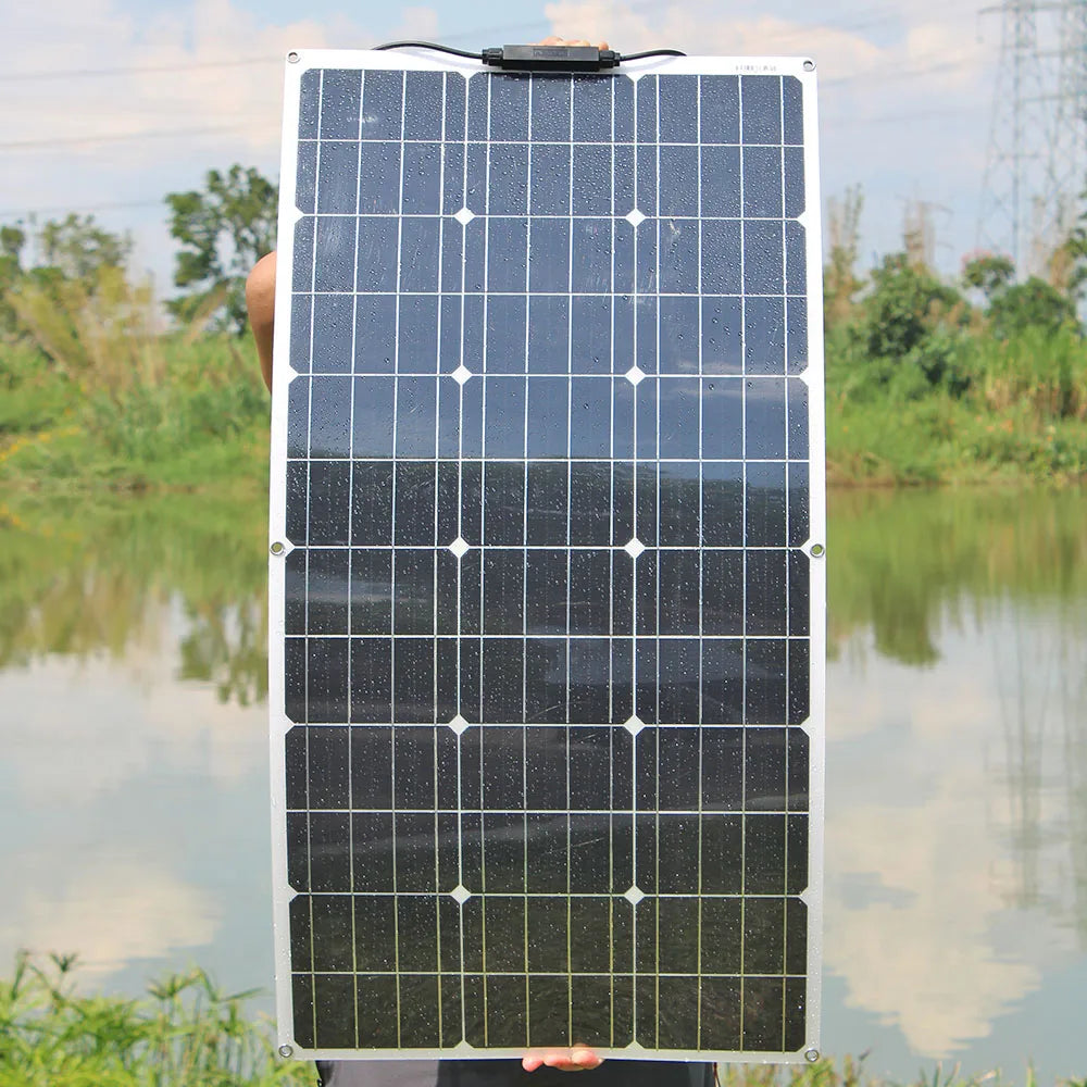 100w panel solar 200w 12v mono solar cell outdoor flexible solar panel kit