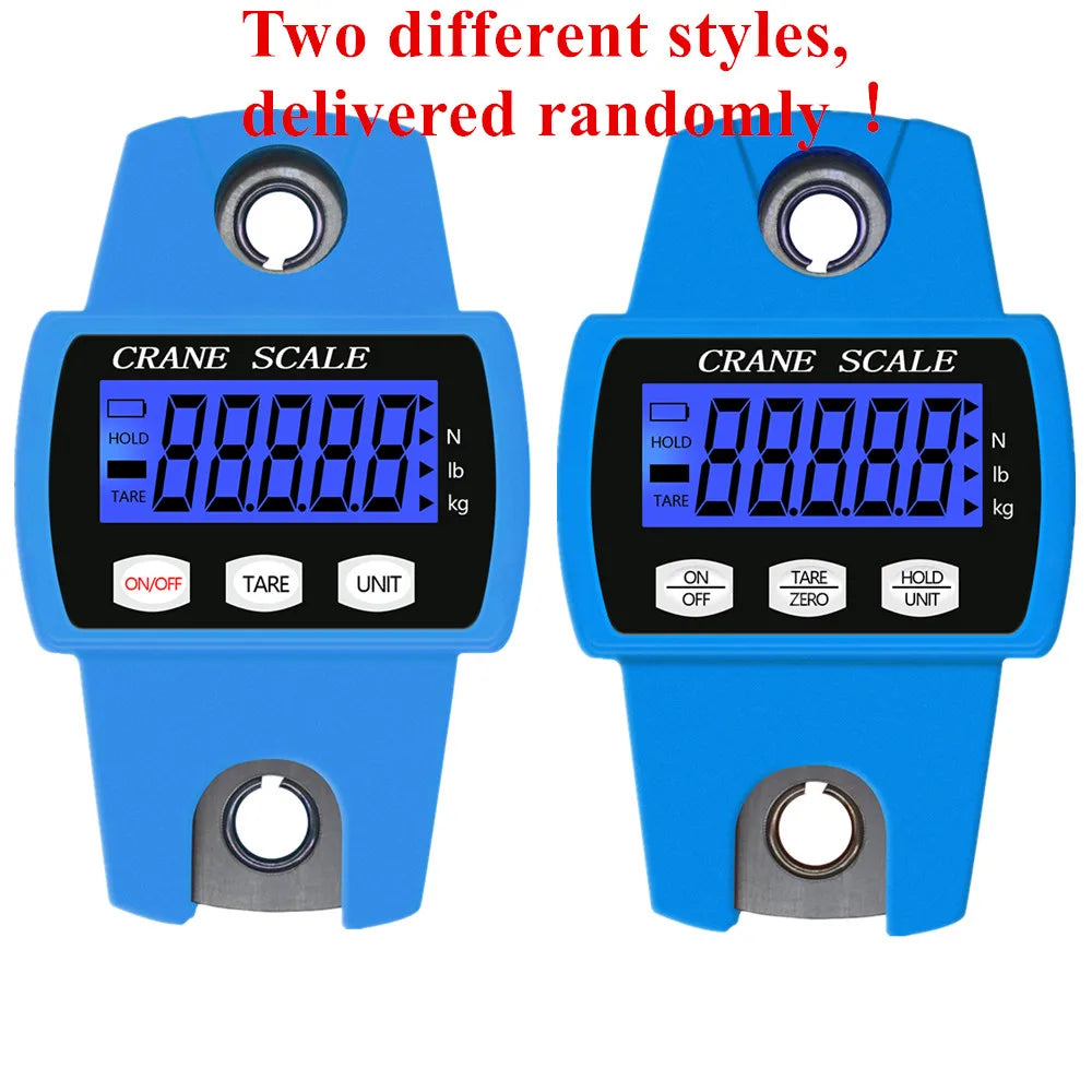 JUANJUAN Digital Crane Scale 300kg-500kg Heavy Duty Hanging Hook Portable Stainless Steel