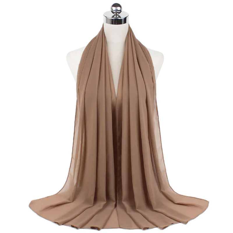 CowLost | muslim-chiffon-hijab-scarf-women-long-solid-color |17