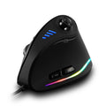 CowLost | zelotes-c-18-wired-gaming-mouse-11-programmable-buttons-10000dpi-laser-engine-rgb-light-belt-128kb-vertical-mouse-for-laptop-pc |7
