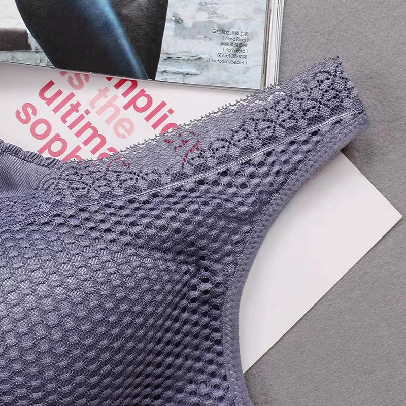 CowLost | product_id-sexy-lace-wire-free-seamless-large-size-anti-sagging-comfortable-bra |8
