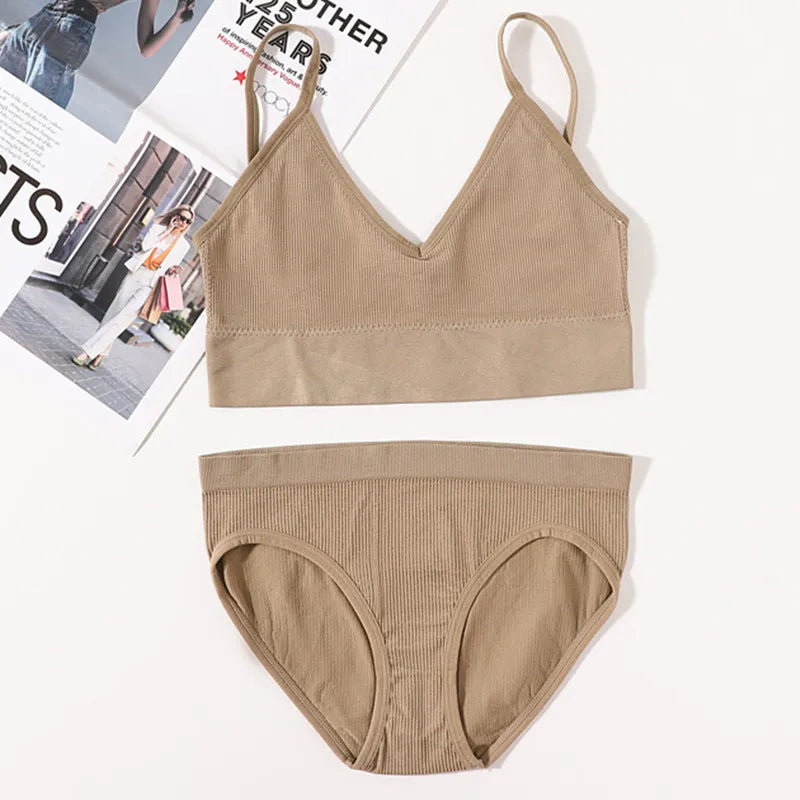 CowLost | product_id-women-seamless-u-back-bra-low-rise-brief-set-no-pads-fitness-crop-top-lingerie |21