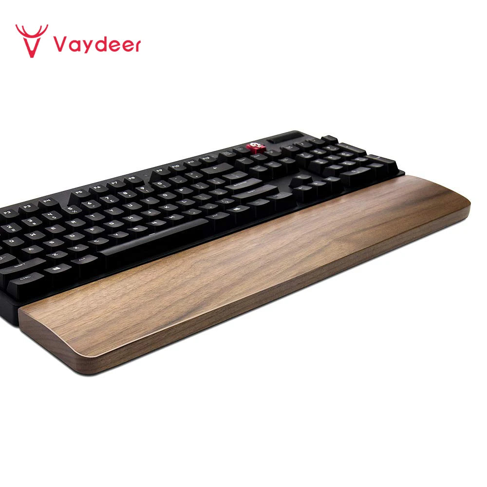 CowLost | walnut-wooden-keyboard-wrist-rest |1