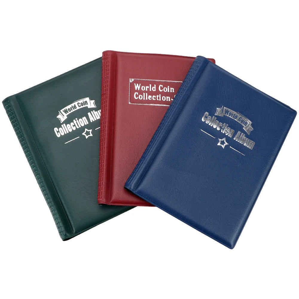 CowLost | product_id-minimalist-120g-pu-leather-coin-album-with-pvc-film-pages |8