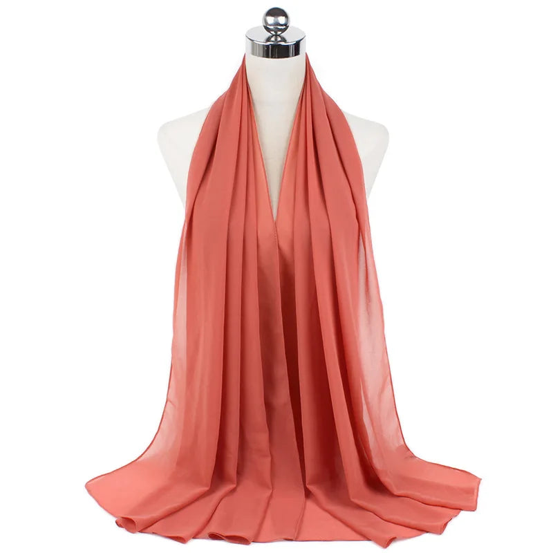 CowLost | muslim-chiffon-hijab-scarf-women-long-solid-color |36