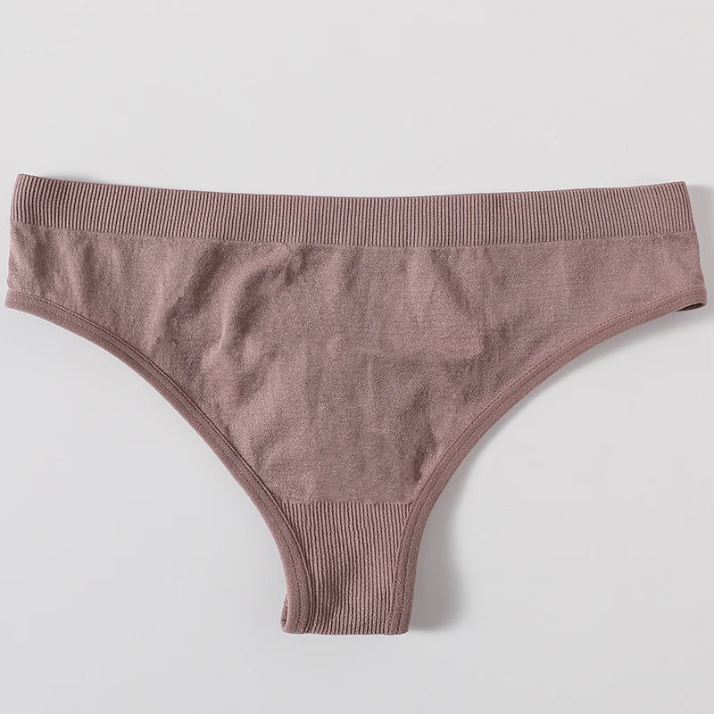 CowLost | product_id-3pcs-womens-seamless-breathable-soft-g-string-thong-panties |3