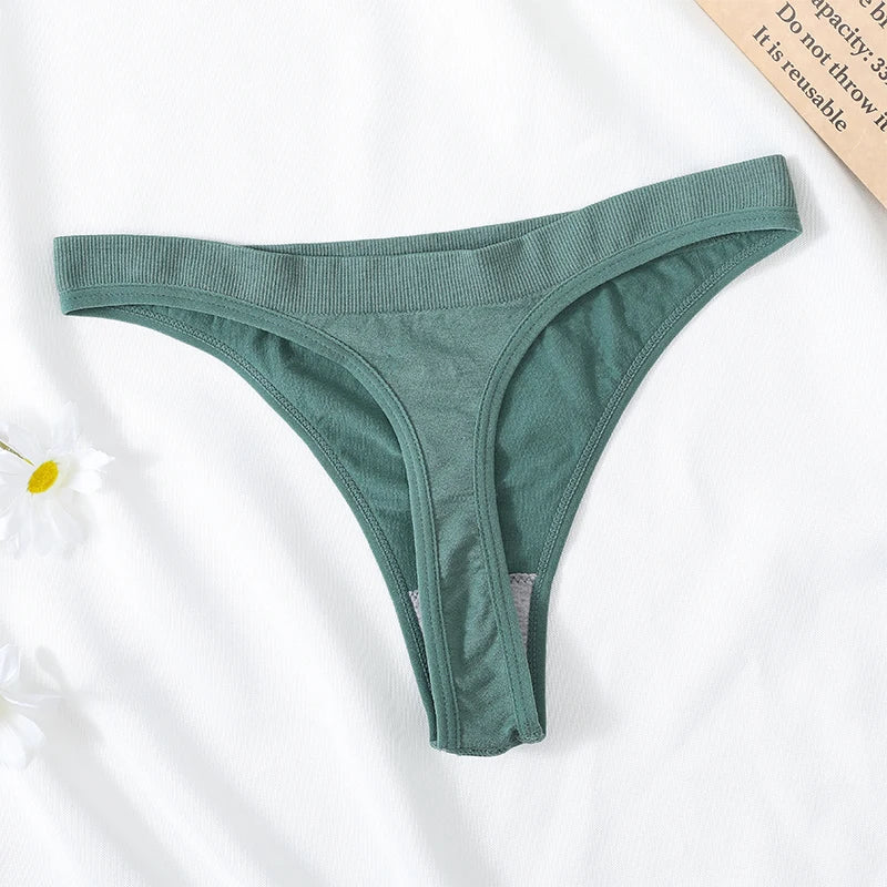 CowLost | product_id-3pcs-womens-brazilian-low-rise-ribbed-stretch-g-string-panties-m-xl-soft-comfort |13