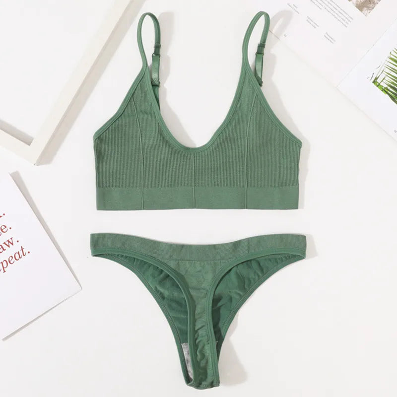 CowLost | product_id-women-seamless-low-rise-bra-panties-set-u-shape-back-crop-top-bralette-sport-underwear |18