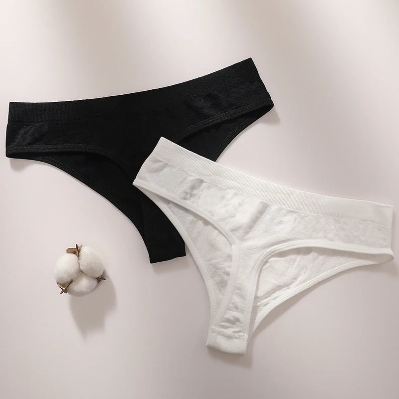 CowLost | product_id-3pcs-womens-seamless-breathable-soft-g-string-thong-panties |8
