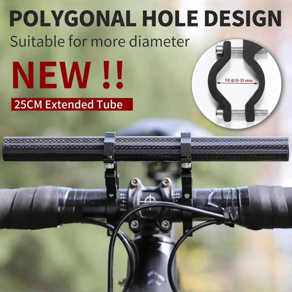 CowLost | 3d-printer-accessories-west-biking-25cm-carbon-fiber-bicycle-handlebar-extender-mount |2